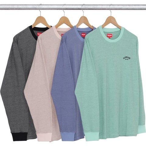 Supreme Micro Stripe L/S Tee