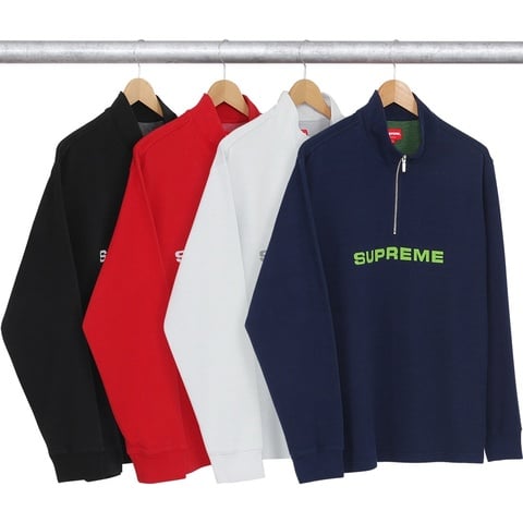 Supreme　シュプリーム Jacquard Athletic Half Zip - fall/winter 2016 - Supreme
