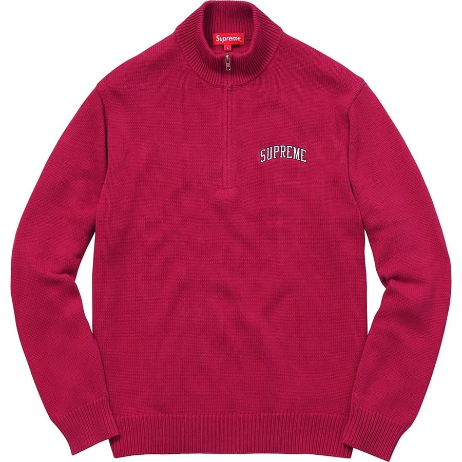 Supreme Half Zip Mock Neck Sweater (FW16)