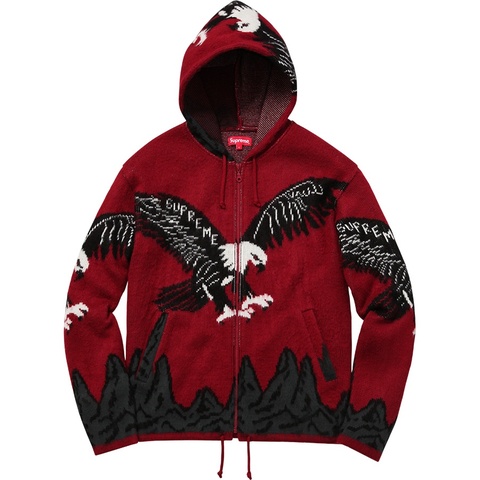 Eagle Hooded Zip Up Sweater - fall/winter 2016 - Supreme