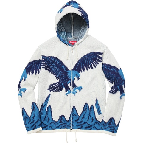 Eagle Hooded Zip Up Sweater - fall/winter 2016 - Supreme