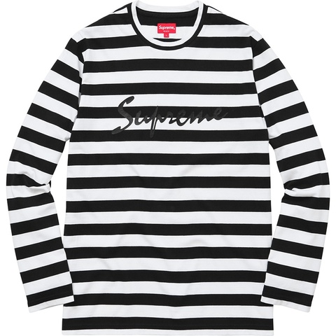 Supreme Medium Stripe L/S Tee - Colorway