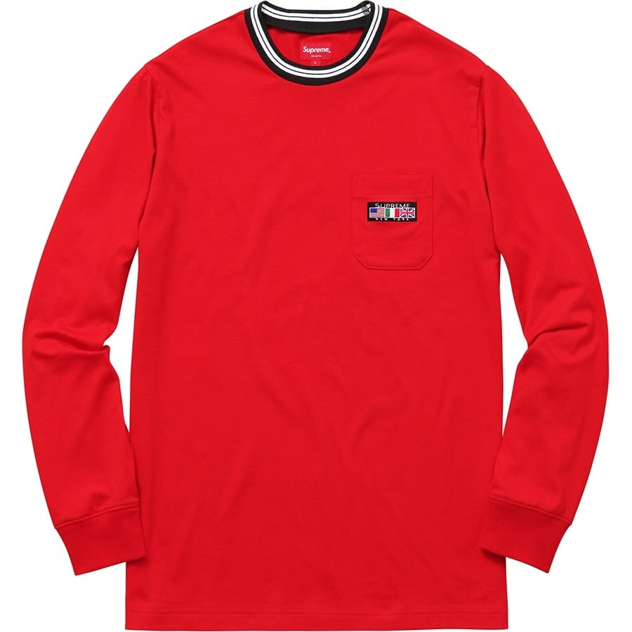 Supreme Flags L S Pocket Tee (FW16)