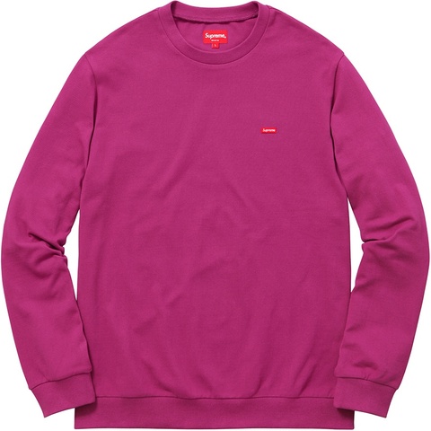 【16FW】 Supreme Small Box Pique Crewneck Small Box Pique Crewneck - fall/winter 2016 - Supreme