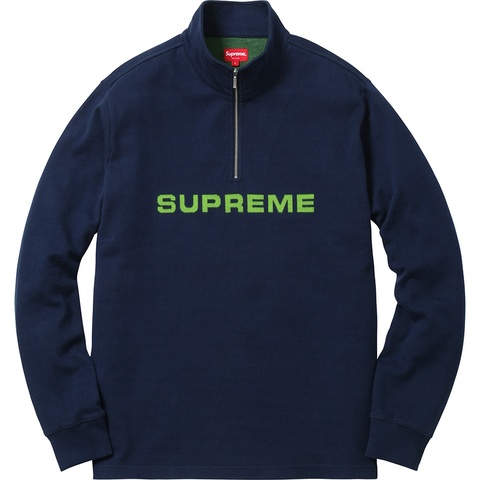 Supreme　22FW Currency Jacquard Zip L/S　L Currency Jacquard Zip L/S Polo - fall/winter 2022 - Supreme