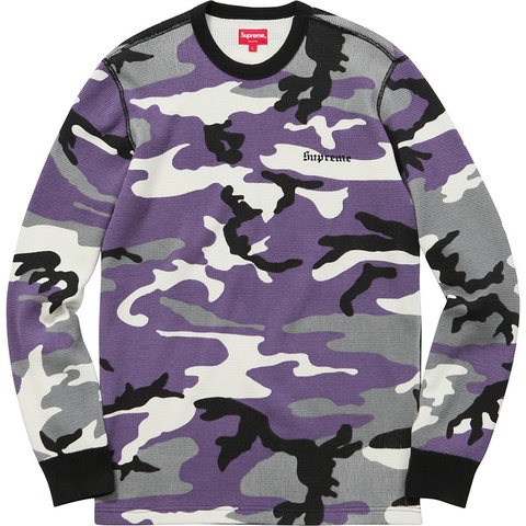 Supreme Camo Waffle Thermal - Colorway