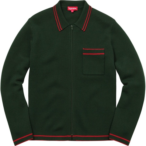 Zip Up Polo Sweater - fall/winter 2016 - Supreme