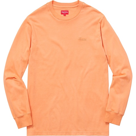 Overdyed L/S Tee - fall/winter 2016 - Supreme