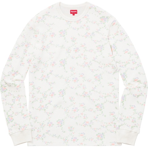 Supreme Floral Waffle Thermal - Colorway