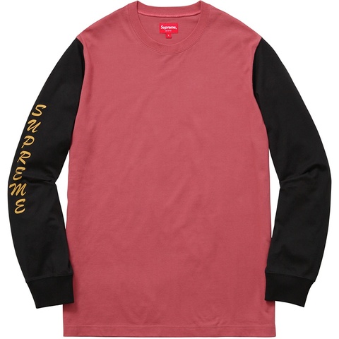 Supreme 2-Tone Sleeve Logo L/S Top - Colorway