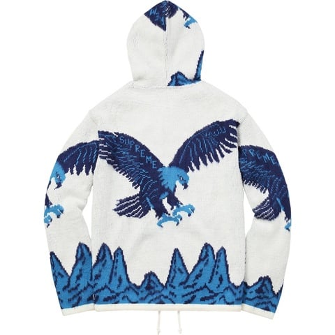 Eagle Hooded Zip Up Sweater - fall/winter 2016 - Supreme