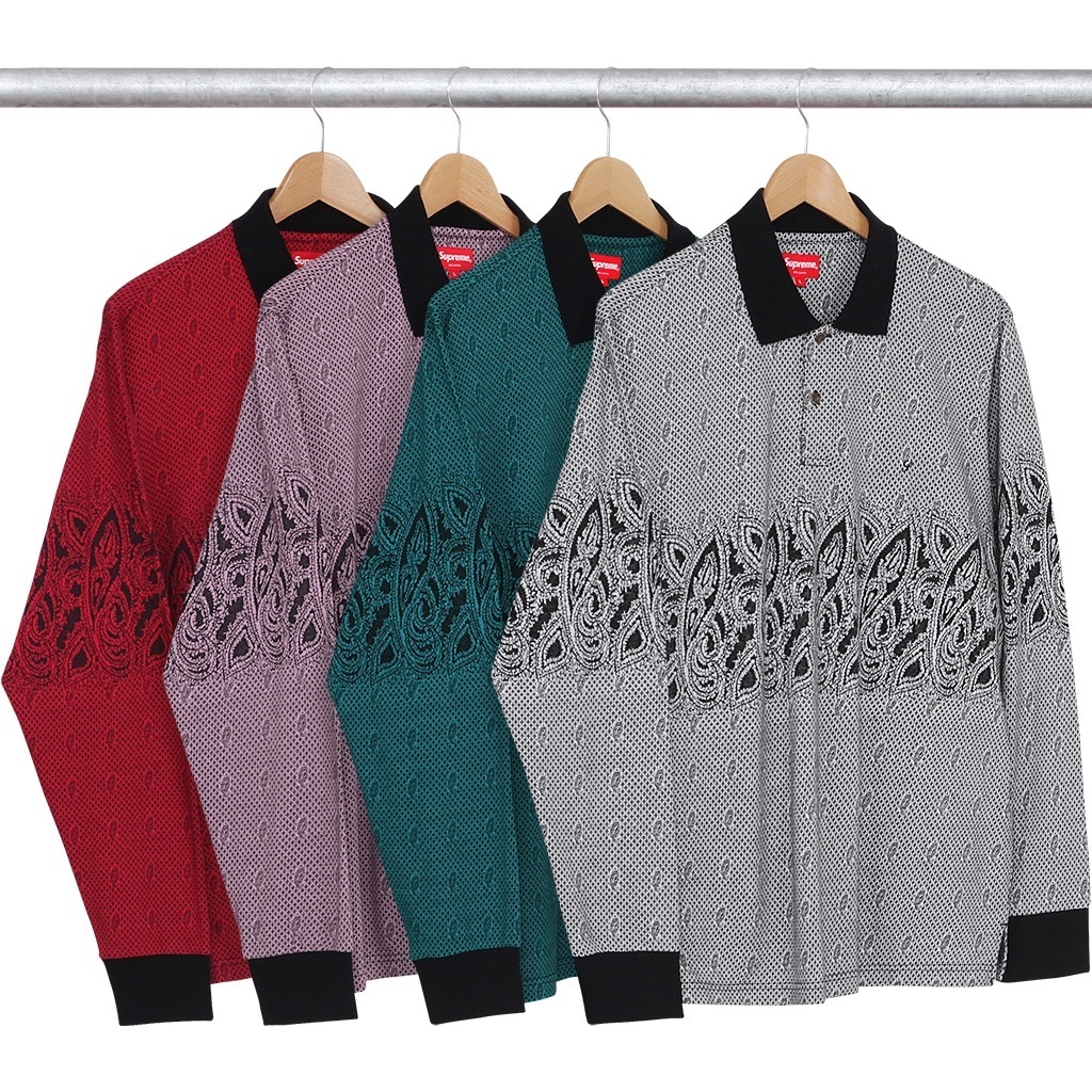Paisley L/S Polo - fall/winter 2016 - Supreme