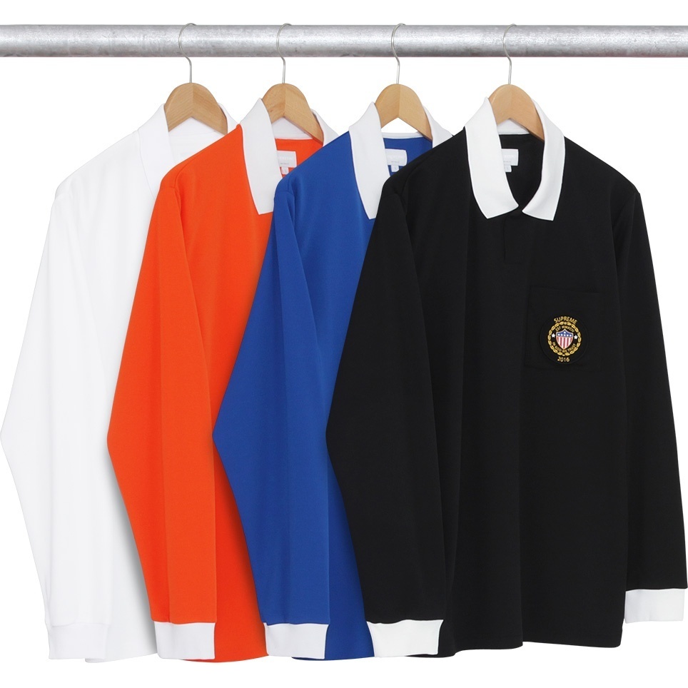 Supreme Sideline L/S Polo (fall/winter 2016)