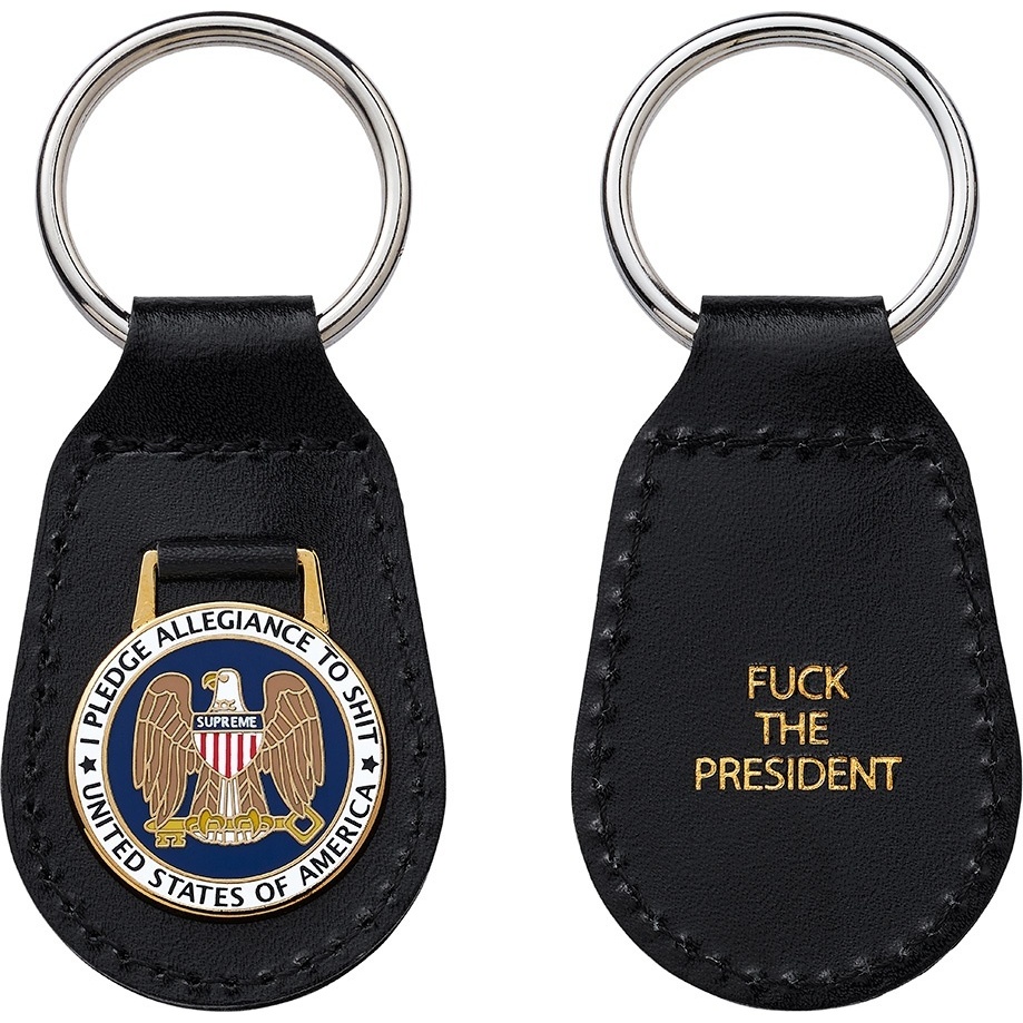 Supreme Pledge Allegiance Keychain (fall/winter 2017) - $18.00