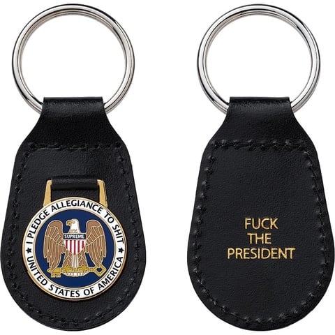 Supreme Pledge Allegiance Keychain - $18.00