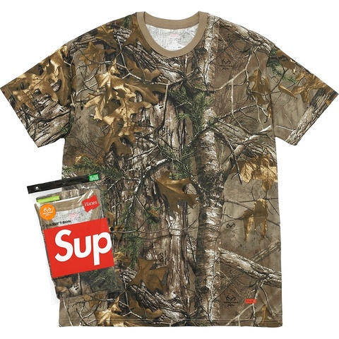 Supreme サーマル リアルツリー Hanes XL Supreme®/Hanes® Realtree® Tagless Tees (2 Pack) - Supreme