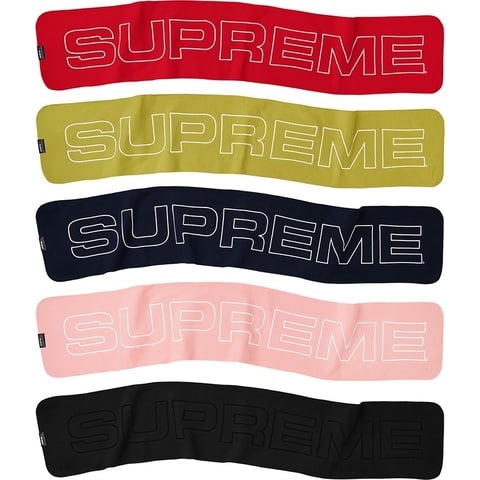 Supreme Polartec Logo Scarf - $48.00