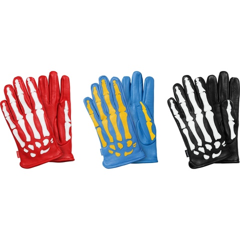 Supreme®/Vanson® Leather X-Ray Gloves - Supreme