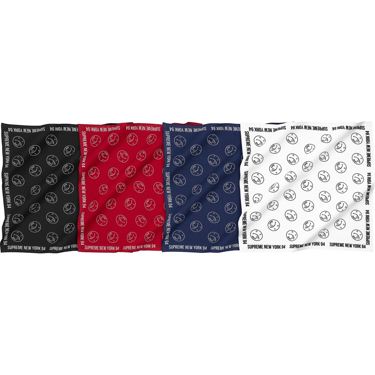 SUPREME バンダナ　SHIT ネイビー Shit Bandana - fall/winter 2017 - Supreme