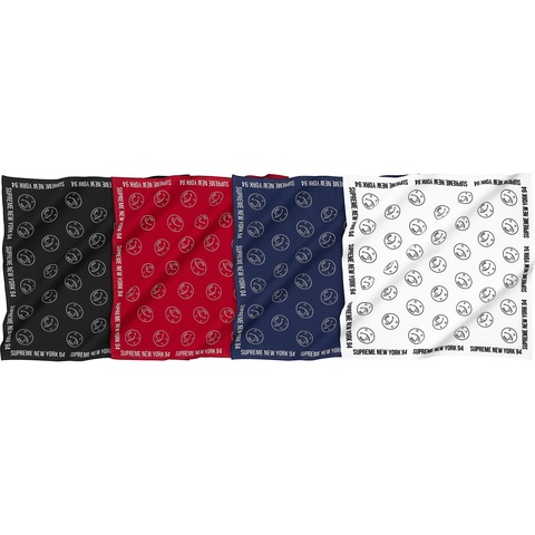 SUPREME バンダナ　SHIT ネイビー Shit Bandana - fall/winter 2017 - Supreme