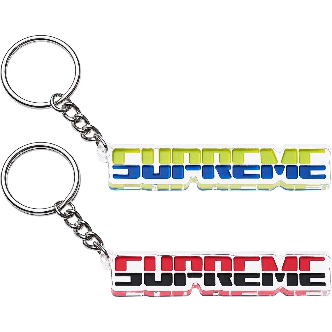 Supreme Embossed Keychain (fall/winter 2017) - $12.00