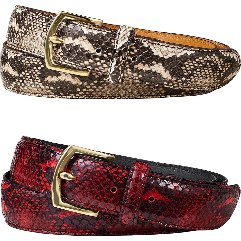 小物 SUPREME Faux Snakeskin Belt Faux Snakeskin Belt - fall/winter 2017 - Supreme