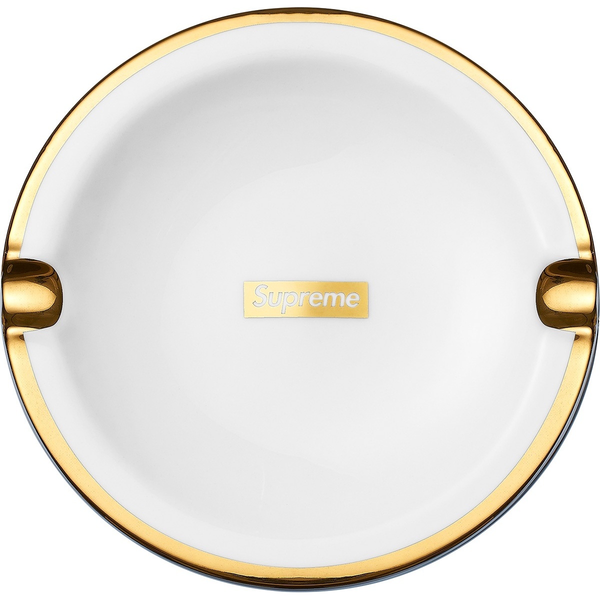 Supreme Gold Trim Ceramic Ashtray (fall/winter 2017) - $34.00