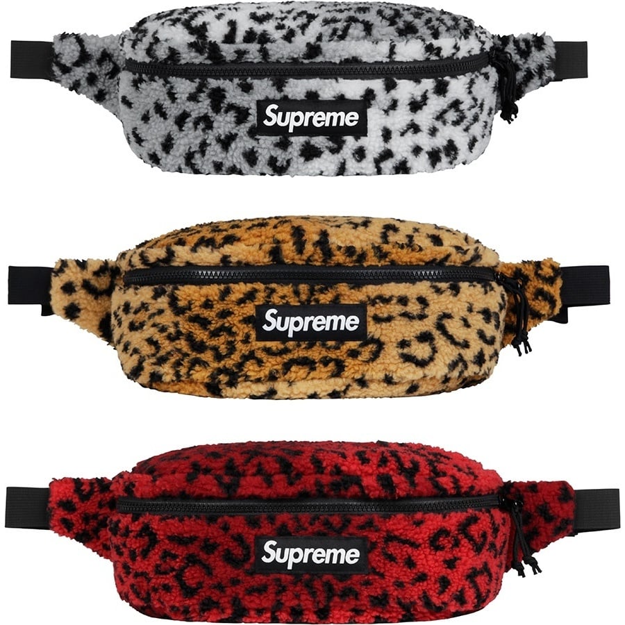 Leopard Fleece Waist Bag - fall/winter 2017 - Supreme