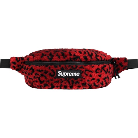 Leopard Fleece Waist Bag - fall/winter 2017 - Supreme