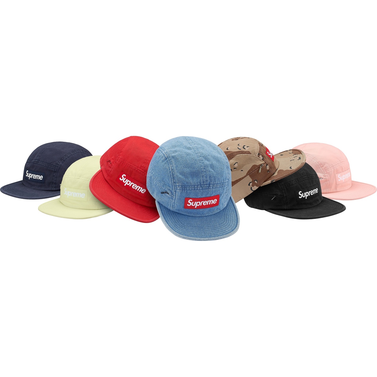 Supreme Side Zip Camp Cap (fall/winter 2017) - $48.00