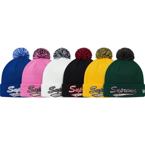 Supreme New Era® Snake Script Beanie - $38.00