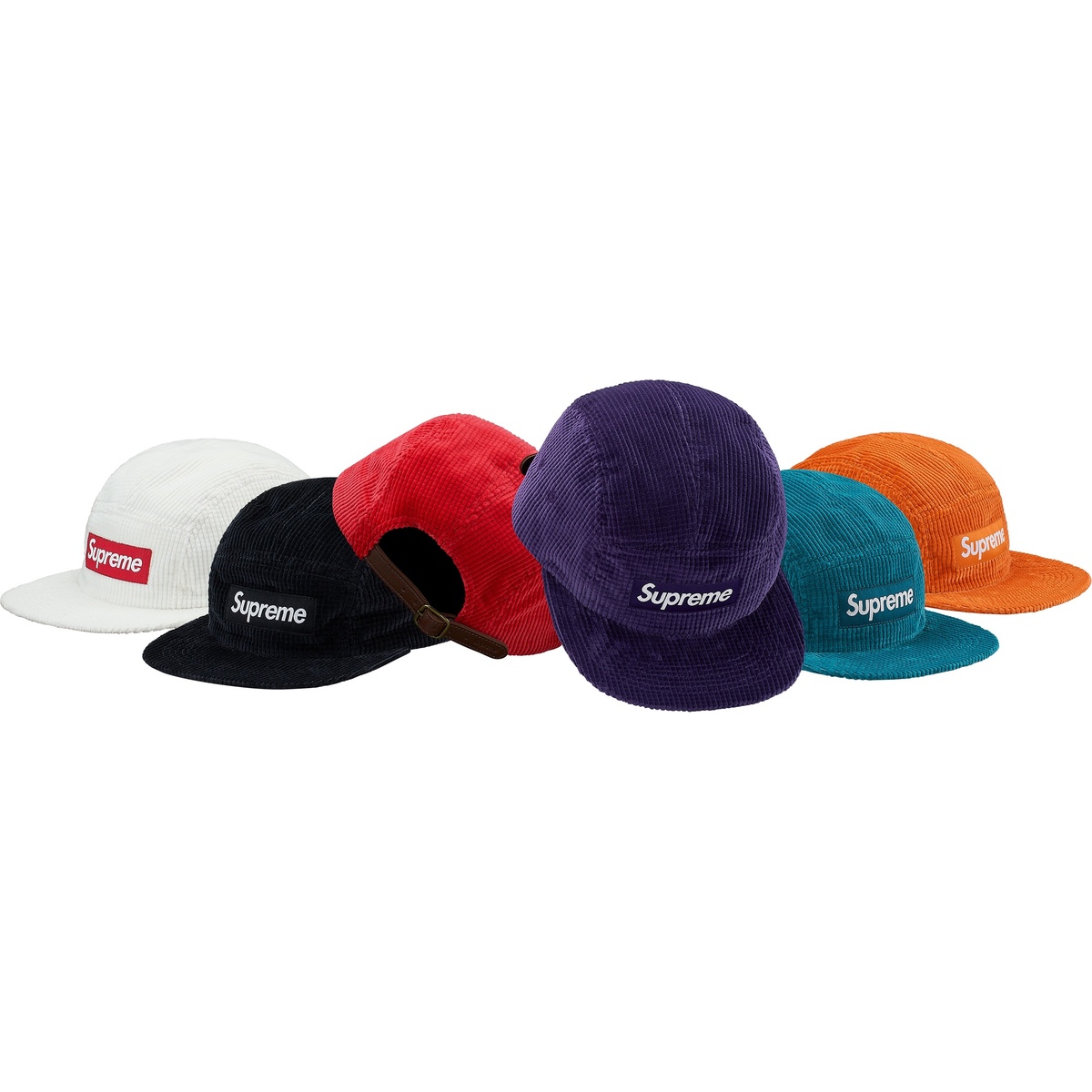 Waffle Corduroy Camp Cap - fall/winter 2017 - Supreme
