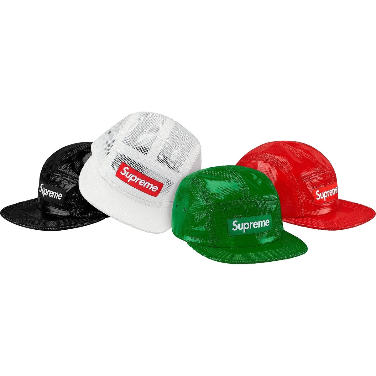 Laminated Box Weave Camp Cap - fall/winter 2017 - Supreme