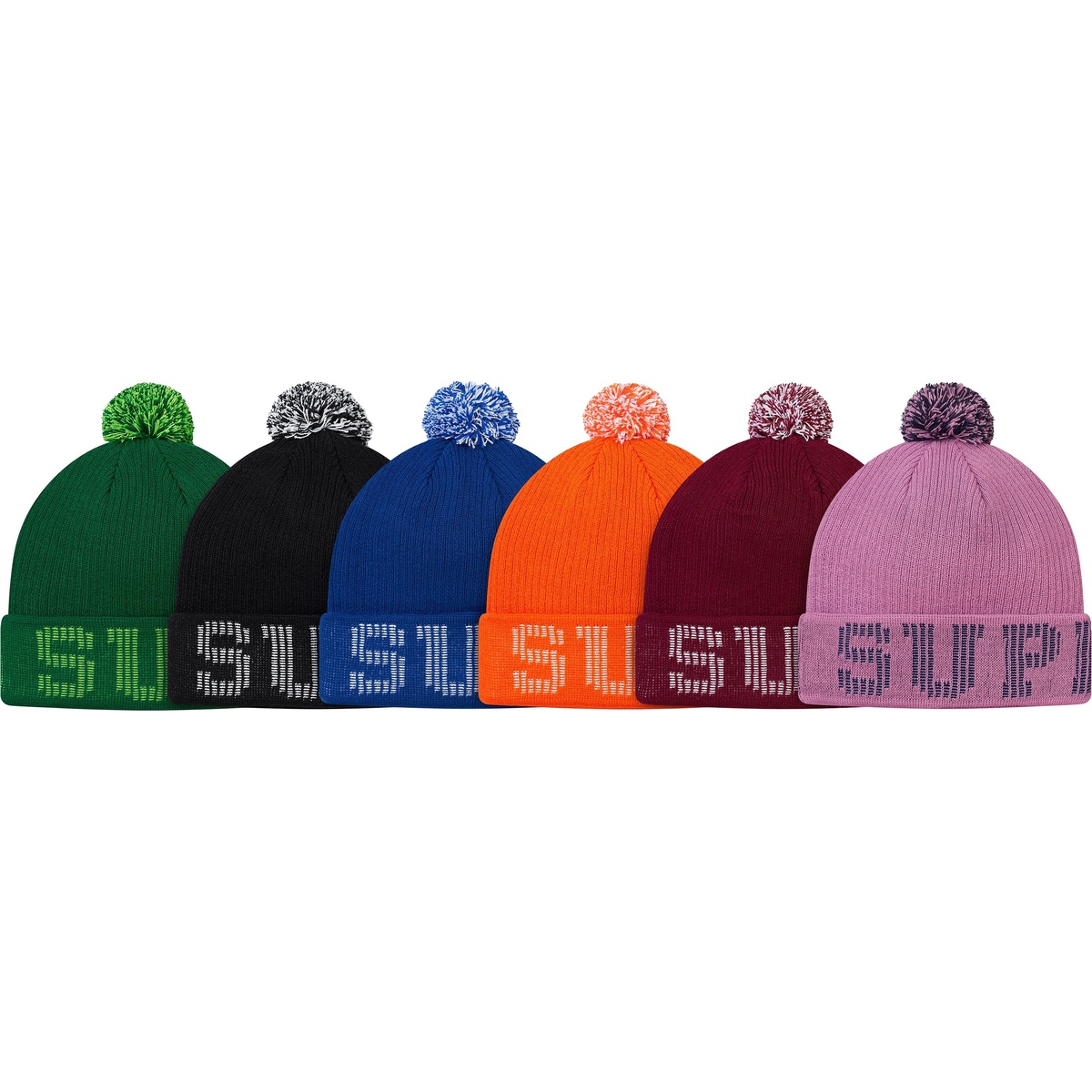 Supreme Grid Logo Beanie (fall/winter 2017) - $32.00
