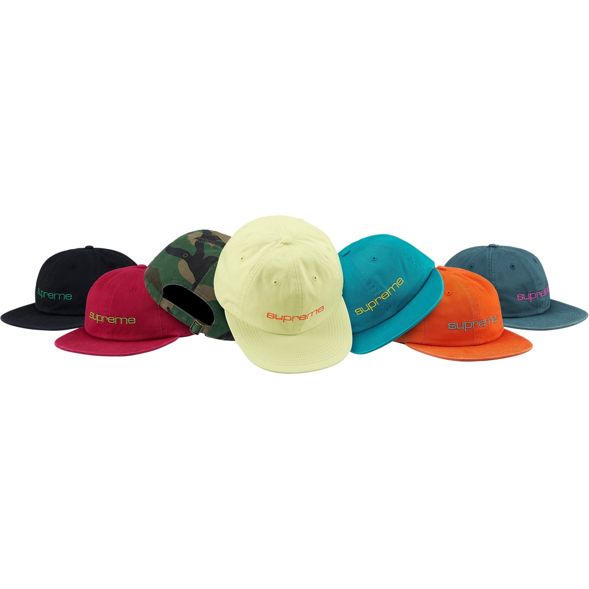Supreme Compact Logo 6-Panel (fall/winter 2017) - $48.00