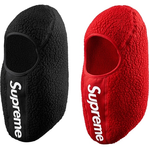 Supreme Polartec Deep Pile Balaclava 黒 Polartec® Deep Pile Balaclava - fall/winter 2017 - Supreme