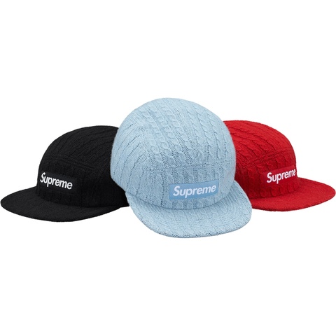 Supreme Fitted Cable Knit Camp Cap - $54.00