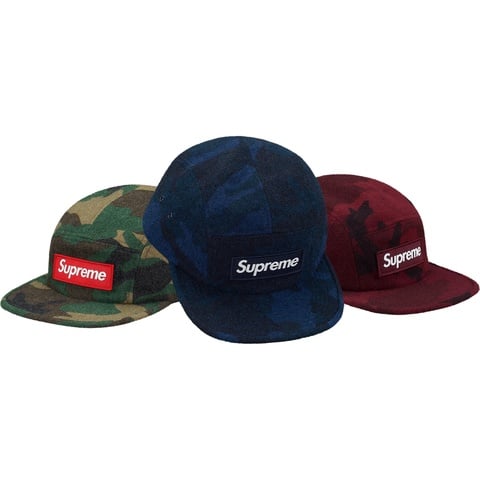 Supreme Camo Wool Camp Cap - $54.00