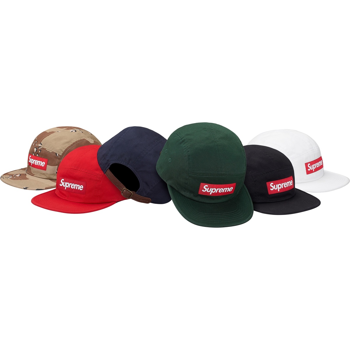 Supreme Washed Chino Twill Camp Cap (fall/winter 2017) - $54.00