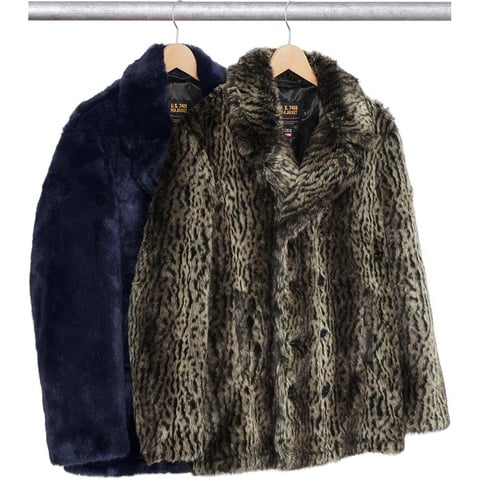 Supreme®/Schott® Fur Peacoat - fall/winter 2017 - Supreme