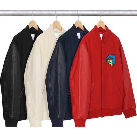 ジャケット・アウター SUPREME Gonz Ramm Varsity Jacket XL Gonz Ramm Varsity Jacket - fall/winter 2017 - Supreme