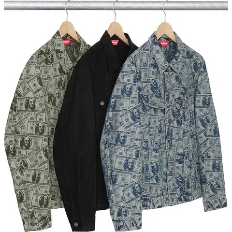 100 Dollar Bill Trucker Jacket - fall/winter 2017 - Supreme
