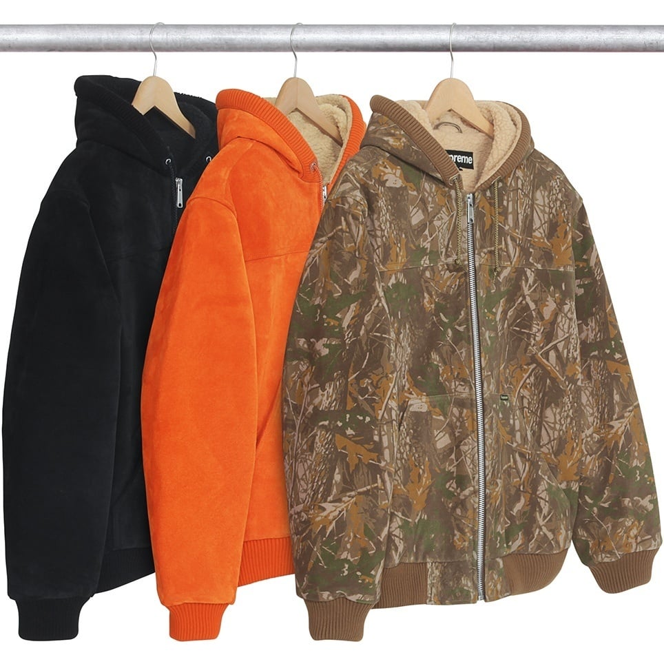 Hooded Suede Work Jacket - fall/winter 2017 - Supreme