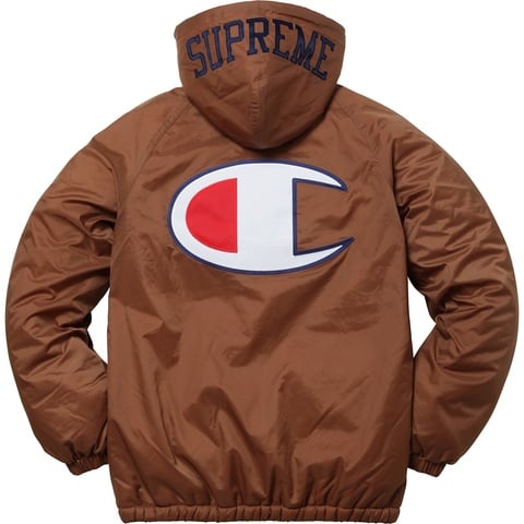 Supreme®/Champion® Sherpa Lined Hooded Jacket - Supreme