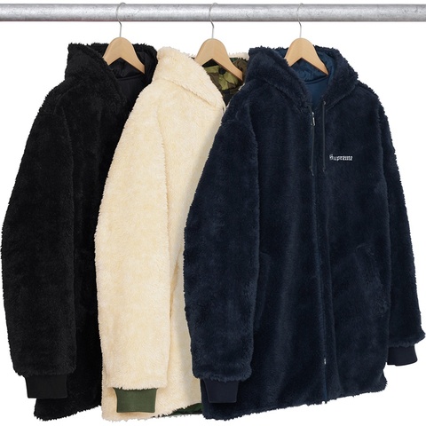 Supreme Reversible Sherpa Work Parka - Colorway