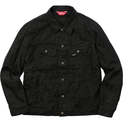 ジャケット・アウター Supreme 100 Dollar Bill Trucker Jacket 100 Dollar Bill Trucker Jacket - fall/winter 2017 - Supreme
