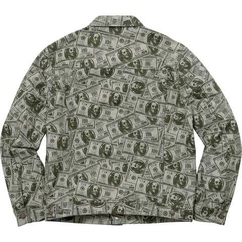 100 Dollar Bill Trucker Jacket - fall/winter 2017 - Supreme