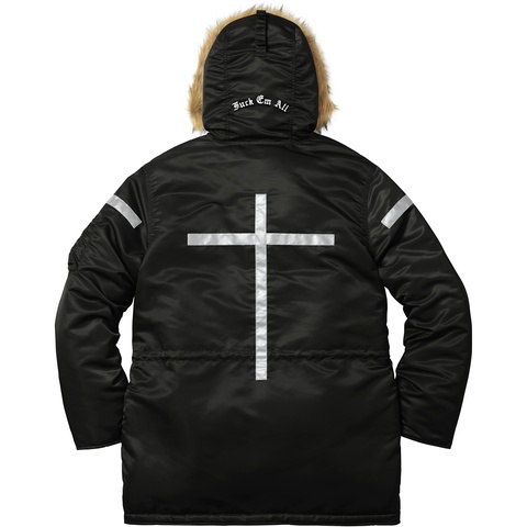 Reflective Cross N-3B Parka - fall/winter 2017 - Supreme