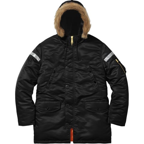 Supreme Reflective Cross N-3B Parka - Colorway