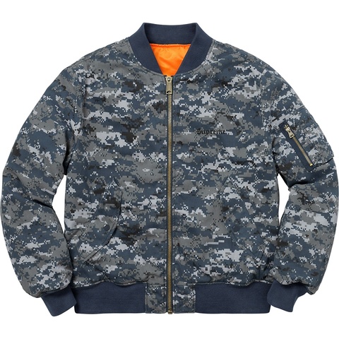 Supreme 17AW Digi Camo MA-1 ボンバージャケット Digi Camo MA-1 - fall/winter 2017 - Supreme